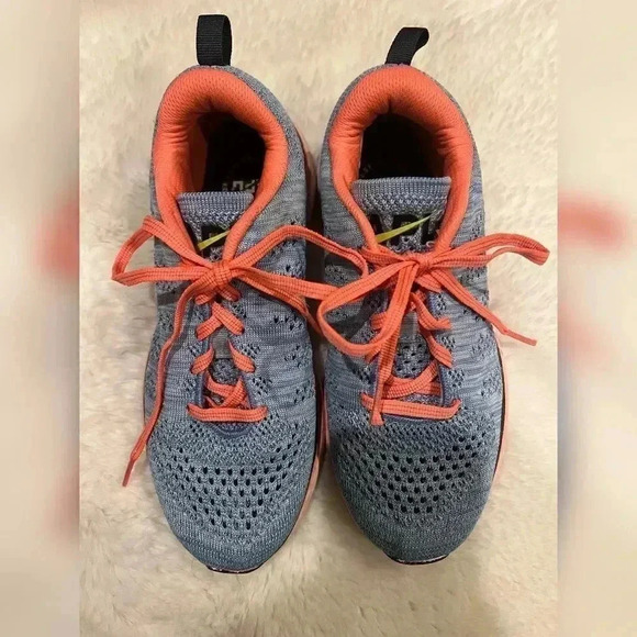 Apl Techloom Glacier Blue and Coral Sneakers - Picture 3 of 8